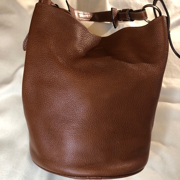 Dooney & Bourke Brown Pebbled Leather Hobo - Picture 5 of 16